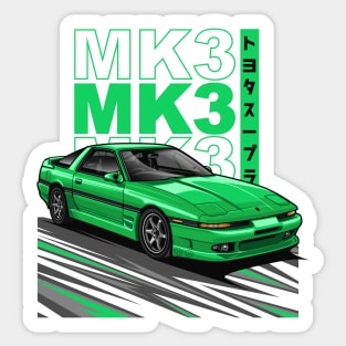 The Legend Supra MK-3 (Emerald Green) Sticker